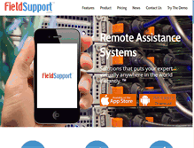 Tablet Screenshot of fieldsupport.com